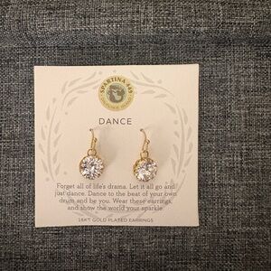 Spartina 449 Gold and Crystal Earrings